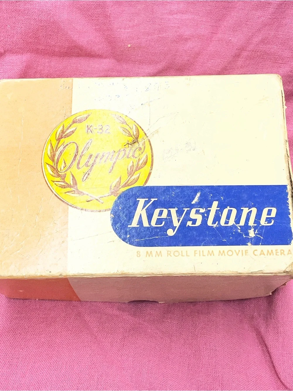 Olympic Roll Film Movie Camera Box - Orange